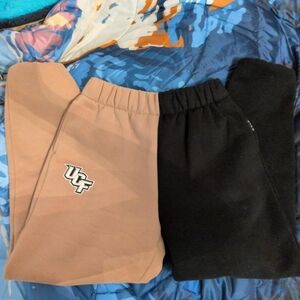 UCF Women's Tan and Black Sweatpants Joggers